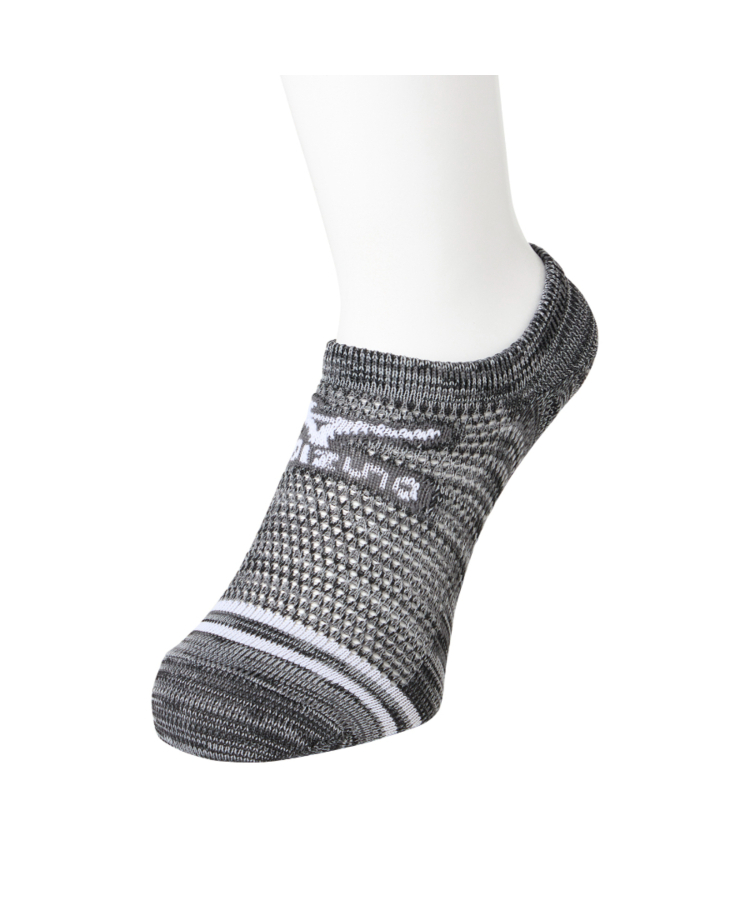 3足組】MIZUNO メンズ オールメッシュ スニーカー丈 粗メッシュ